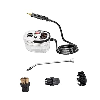 【中古】【未当て嵌める】Generic 身寄りや車に使える豪然たるな水蒸気洗い濯ぎ機, 白