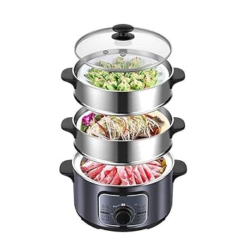 【中古】n/a ポットスタイル炊飯器や食品汽船、（調理）タイマ1300W高速暖房ステンレス鋼スチーマーザ・ノブである時限、熱の多彩なコントロールを持ちま