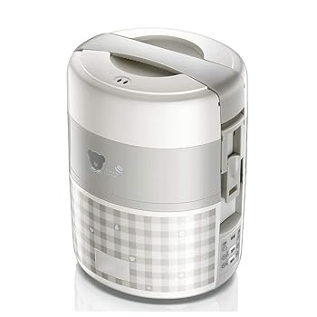 【中古】【未使用】n/a 電気食品スチーマー2L 270W予約のタイミング電気暖房のランチボックスマイコンコントロール食品ウォーマー3レイヤ