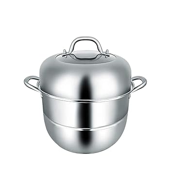 【中古】【未使用】n/a スチーマー家庭用304ステンレススチール三つの層肥厚30CM蒸し炊飯器1つのレイヤガス3層スープ鍋