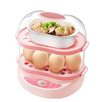 【中古】n/a 卵汽船、オートパワーオフミニ二層の小さな朝食マシンピンク｜AJIMURA-SHOP