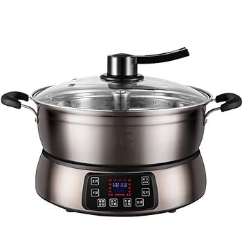 【中古】【未使用】n/a ライス自動4-6-10人々を調理インテリジェント電気鍋家庭用多機能大容量電気鍋を持ち上げます(A)