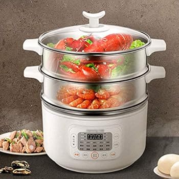 【中古】n/a 10L家庭用食品スチーマーインテリジェント予約保温オートパワーオフ電気スチーマー食品スチーマー|AJIMURA-SHOP