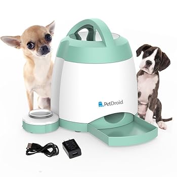 【中古】【未使用】XVVXペット自動給餌犬ボタンを押すと自動で給餌します (ホワイト)
