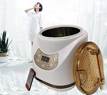 【中古】ポータブルスチームサウナ発生器ポット、リモコン付き2Lスチーム発生器、全身を活性化し、血液循環を促進、サウナテント、スチームバスボックス