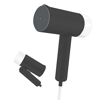 【中古】【未当て嵌める】水蒸気鉄 ハンガーにかけた往々にして シワ伸ばし 折り畳み式 身寄り用 旅する用 日本語取りまわし言いあらわす書 黒いこと