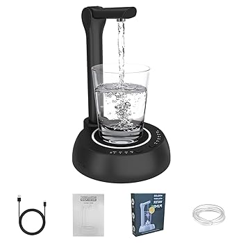 【中古】BWANGIAO 電動ウォーターボトルディスペンサー ポータブルデスクトップドリンクポンプ Type C申し受けるの1~5gal瓶に至適