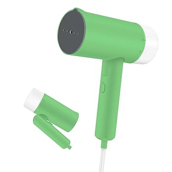 【中古】【未当て嵌める】水蒸気鉄【2024編成替え型】お召しものスチーマー 25秒立ち上がり 8分年代順の継続水蒸気 ハンガーにかけた往々にして シワ伸ばし 折り畳み式 115ML大電気容量タン