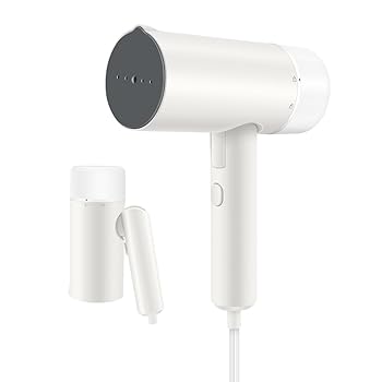 【中古】【未当て嵌める】水蒸気鉄【2024編成替え型】お召しものスチーマー シワ伸ばし 25秒立ち上がり 8分年代順の継続水蒸気 持ちはこぶ鉄 折り畳み式 115ML大電気容量貯蔵タンク 軽さ
