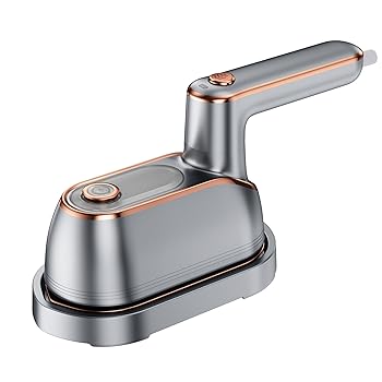 【中古】【未使用】携帯用アイロン GH-CS2 4段階スチーム量調節 高温スチームアイロン ハンディアイロン 180°回転