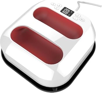 【中古】アイロン機、ハンドプレス機、ヒートプレス機 (red)