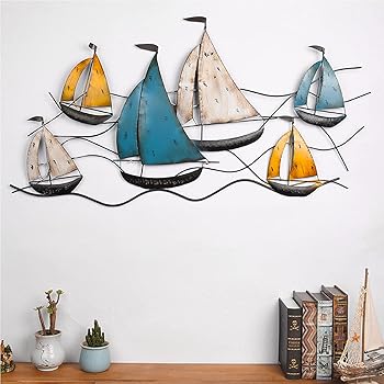 【中古】Wanddeko金属元素、ワンドシュマックワンドデコWohnzimmer、Kreative Einzigartigeブートフォーム、Wandskulpturen、DekorF?rWohnzimmerHotel Hin