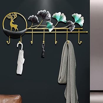 【中古】【未当て嵌める】Wanddeko金属元素、ワンドスクレントゥールメタルMit Haken、Metallbild Wandreif、F?rArbeitszimmer/Wohnzimmer/Schlafzimmer/Kunstwerk/Hotel、 その他-インテリア・寝具・収納