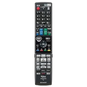 【中古】シャープ ブルーレイディスクレコーダー用リモコン(46380267)[適合機種]BD-S570　BD-S580　BD-T1700　BD-T2700　BD-T3700　BD-W1700　BD-W2700