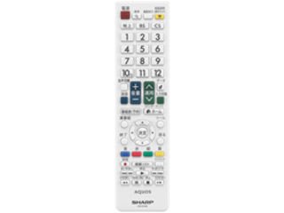 【中古】【未使用】SHARP/シャープ 液晶テレビ用 リモコン＜ホワイト系＞（LC-50W20-W LC-40W20-W） [0106380473] (0106380473)