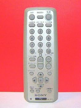 【中古】ソニー テレビリモコン RM-W152