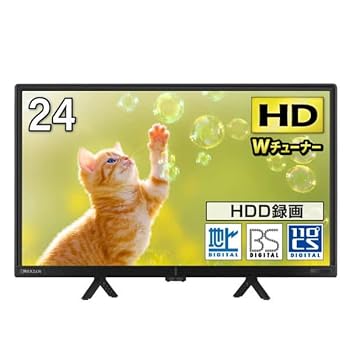 【中古】MAXZEN テレビ 24型 液晶テレビ Wチューナー 裏録画 外付けHDD録画機能 24インチ 24V 地上・BS・110度CSデジタル VAパネル HDMI2系統 ハイビジョ｜AJIMURA-SHOP