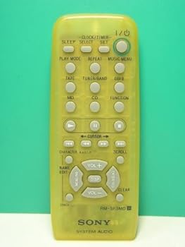 【中古】SONY オーディオ遠隔操作 RM-空想科学小説3MD