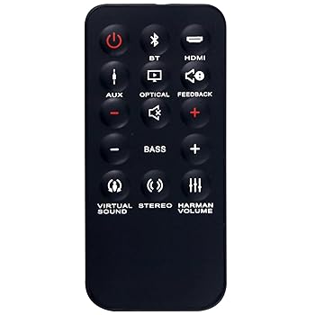 【中古】【未使用】SB350 リモコン 交換用 JBL Soundbar SB250 STV250 STV350 STV280, RM-SB350-JB004