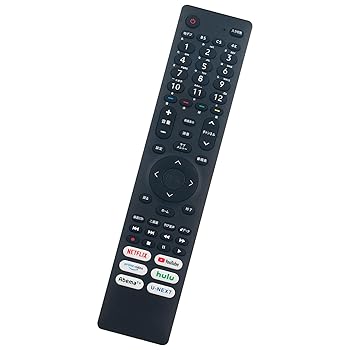 【中古】PerFascin 代用リモコン fits for EN3A40 ハイセンス テレビ 75U8F 65U8F 55U8F 50U8F 43U75F 55U75F 65U75Fなど