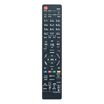 【中古】PerFascin 代替リモコン GA939WJSA GA835WJSA GA933WJSA GA934WJSA FITS FOR シャープ AQUOS 液晶テレビ LC-20DE7-B LC-20DE7-R LC-20DE7-W LC-2