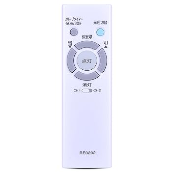 【中古】【未使用】CLVIZCXOM RE0202 照明器具用リモコン for NEC LEDシーリングライト用リモコン HLDCD1211 HLDCC1011 HLDCB0811 HLDCA0611対応
