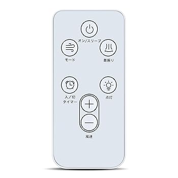 【中古】【未使用】サーキュレーターリモコン for BQB 扇風機リモコン DCモーターリモコン 左右首振り 上下角度調節 3モード 互換品