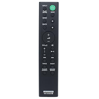【中古】【未使用】RMT-AH300U リモコン 交換用 Sony SoundBar HT-CT290 HT-CT291 HTCT290 HTCT291 SA-CT290 SA-CT291