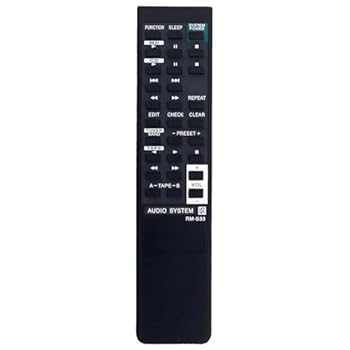【中古】RM-S33 交換用リモコン Sony Sound System TV MHC-S30 MHC801 MHCS30 STD777ES HCDH801 MHC-701 MHC-801用 4,795円