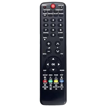 【中古】HTR-D06A 交換用リモコン Haier TV LE22Z6 LE24C600 LE24Z6 LET22T1000HF LET24T1000HF LET26T1000HF LET32D10HF LET32T1000HFM LET39Z18HHF F L