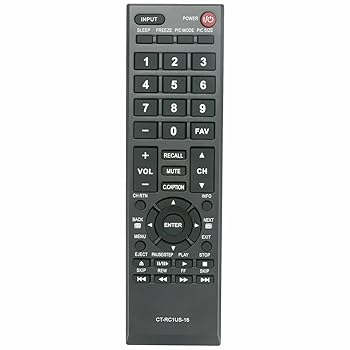 【中古】XINFUTE CT-RC1US-16 東芝テレビリモコン CT-90325 19AV600 22AV600 32C100U用