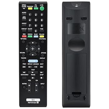 【中古】XINFUTE RMT-B102A 交換用 Sony BD Blu-ray DVD リモコン BDP-S350 BDP-BX1用