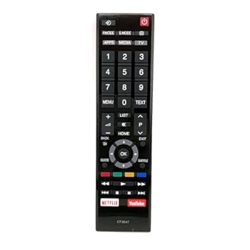 【中古】XINFUTE CT-8547 東芝テレビリモコン 49L5865 49L5865EV 49L5865EA 49L5865EE用