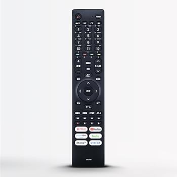 【中古】【未使用】テレビリモコン EN3A40 for Hisense ハイセンステレビリモコン 75U8F 65U8F 55U8F 50U8F 43U75F 50U75F 55U75F 43U7F 50U7F 50U7F 55U7F 65U7F 6