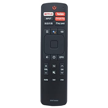 【中古】【未使用】ERF3I69H IRリモコン 交換用 Hisense TVシリーズ RG 50RG 55RG 65RG 43A56EGA 50A56EGA 65A56EGA 55A56EGA 75U9KFAAT 43A52EXAT 55A56EXAT 65A56