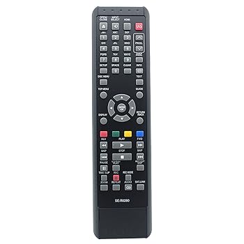 【中古】SE-R0280 リモコン 交換用 東芝DVDビデオプレーヤー D-R17DT D-R17DTKB