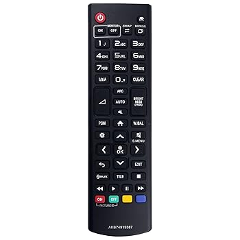 【中古】AKB74915387 リモコン 交換用 スマートテレビ 7IN5400 42PN450B 50IN5400 55LA690V