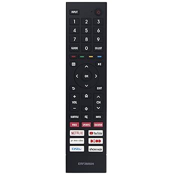 【中古】ERF3M80H IR リモコン Hisense スマートテレビ用