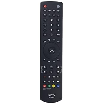 【中古】RC1910 リモコン 交換用 東芝 Luxor Sharp Sanyo LED TV D32151HD 30063114 M16LID709 LC32EL LCD22DV LCD32LX LUX-19-822-COB LUX-19-914-COB L