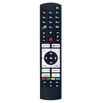 【中古】RC4518P 交換用リモコン Telefunken Smart TV TF3236HX80LU 3261X 930B XH32K550D XU55K700 TE39PNDB42V2D TF22D880VC TF2636X860LU TF2636X860L