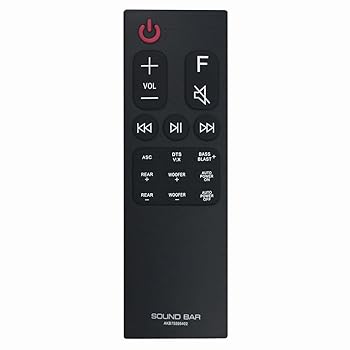 【中古】【未使用】AKB75595402 交換用リモコン LG Soundbar SK5R SK5Y SKM5Y SPK5B-W用