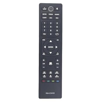 【中古】RM-C3402 交換用リモコン JVC LED TV LT-55N684A LT-58N790A LT-50N590A LT-55N685A LT-32N370A LT-39N370AN LT-55N775AN LT-55N685AN LT-65N775