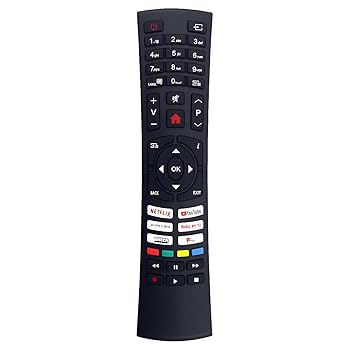 【中古】RC4591P 交換用リモコン Bush LED Smart TV QLED43UHDS QLED50UHDS QLED55UHDS QLED70UHDS ELED32FHDSDVD QLED65UHDS DLED40FHDS