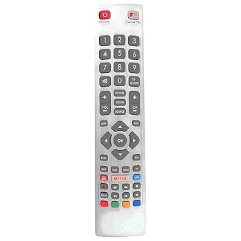 【中古】【未使用】SHWRMC0121 交換用リモコン Sharp TV LC-40CFG6002KF LC32HI5232KF LC-32HI5232KFW LC-32HI5332KF 2T-C40BG0KO2FB LC-40CFG6001KF