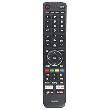【中古】【未使用】EN3K39S 交換用リモコン Hisense TV LC-50Q7050U LC-55Q700U LC-55Q7500U LC-65Q7000U LC-55Q8000U LC-Q7030U LC-50Q7030U LC-55Q7050U LC-65Q用