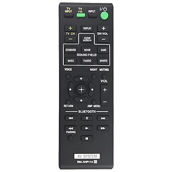 【中古】【未使用】RM-ANP114 交換用リモコン Sony Soundbar HTCT780 HT-CT770 HT-CT380 HT-CT780 HTCT770 HTCT370 HT-CT370 HTCT380用