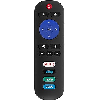 【中古】RC280 取り替えっこ用遠隔操作 TCL Roku TV用 Netflix Sling Hulu Vudu名取り草付き添い人 55UP120 32S4610R 50FS3750 32FS3700 32FS4610R 32S800 32S850 32S3850