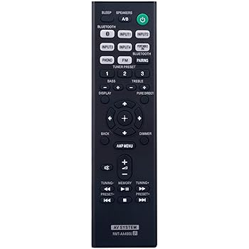 【中古】RMT-AA400U 交換用リモコン ソニーステレオレシーバー STR-DH190 STRDH190用|AJIMURA-SHOP