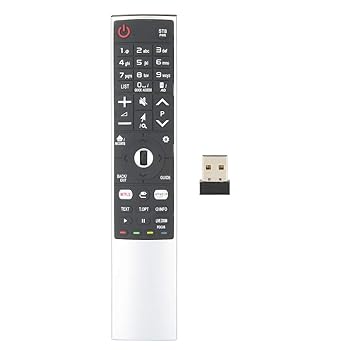 【中古】【未使用】Vbestlife リモコン AN-MR700用ワイヤレスレシーバー付きユニバーサルテレビリモコンAKB75455601 AKB75455602OLED65G6P-Uテレビ