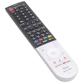 【中古】オーディオファン シャープ用 テレビリモコン SHARP AQUOS 液晶テレビ 専用 テレビ用リモコン (単4電池4本 別売) GB296SA
